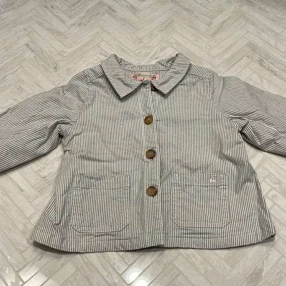 Bonpoint Spring Jacket , striped, size 2 - Picture 4 of 8